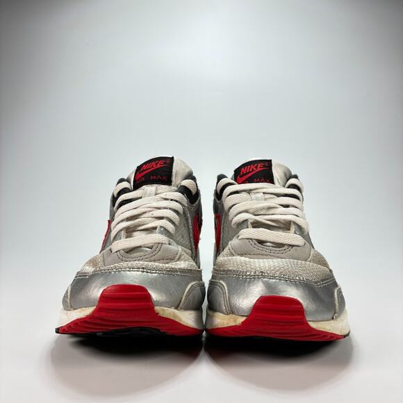 Nike Air Max 90 Icons Bullet Silver Red Running Shoes DX4233-001 Men\'s Size 8.5 main image 11